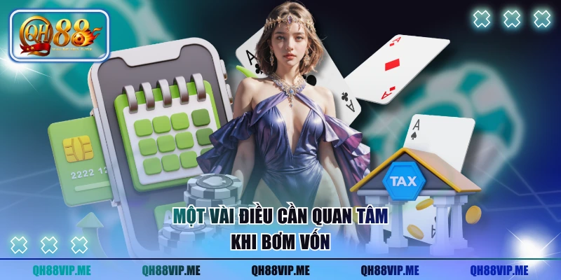 Một vài điều cần quan tâm khi bơm vốn